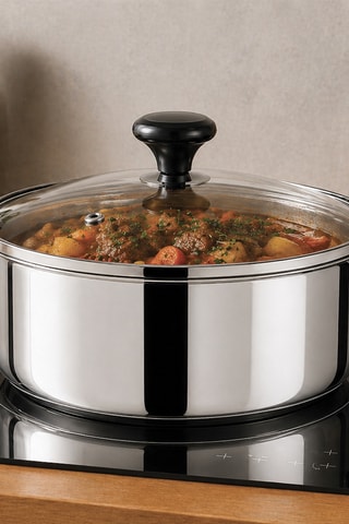 Pentola in acciaio inossidabile - 28 cm - 6 l
