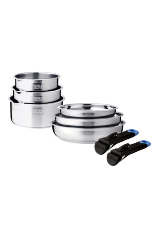 Batteria di pentole in acciaio inossidabile 18/10  - 8 pezzi