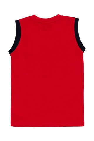 T-shirt e bermudas - Vermelho e azul