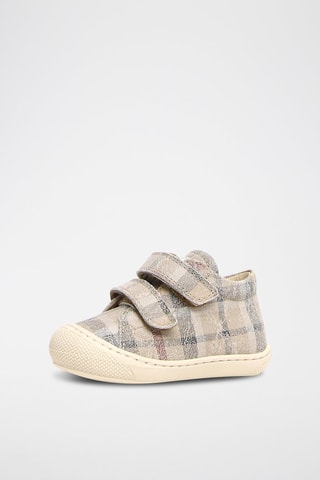 Sapatilhas em nobuck - Creme - Bege