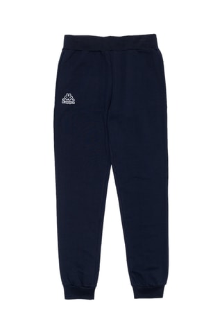 Conjunto sweat com capuz e calças de treino - Preto e azul