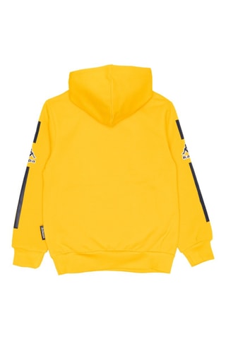Conjunto sweat com capuz e calças de treino - Preto e amarelo