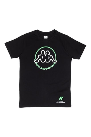 T-shirt - Branco, preto e verde