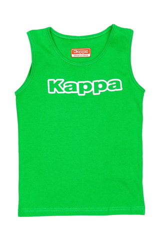 Camisola de alças e calções - Branco e verde