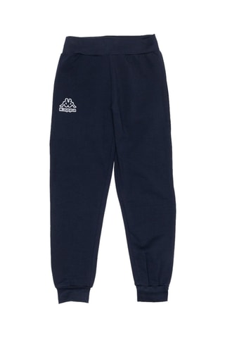 Conjunto sweat com capuz e calças de treino - Azul e amarelo