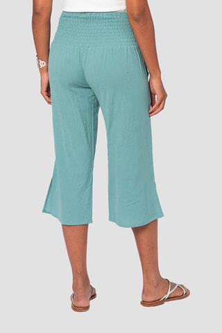 Pantaloni capri in lino