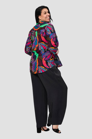 Blusa - Nero e blu