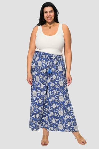 Pantaloni svasati - Blu
