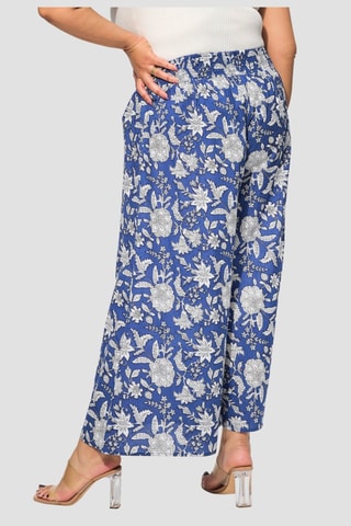 Pantaloni svasati - Blu