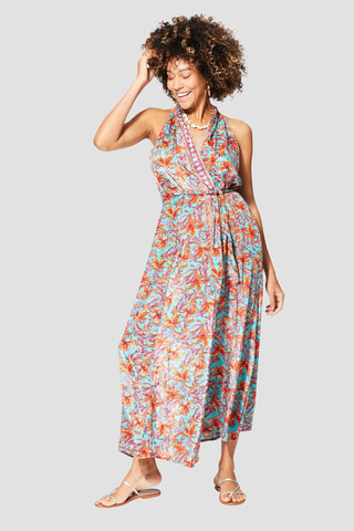 Kimono - Arancione e rosa