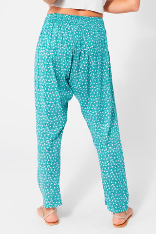 Pantaloni alla turca - Bianco e blu