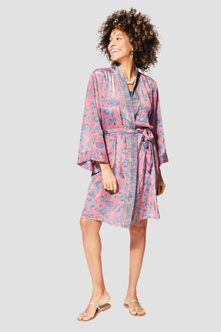 Kimono - Rosa, blu e beige