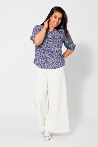 Blusa - Bianco e blu