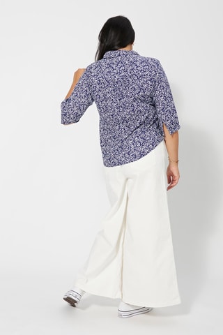 Blusa - Bianco e blu