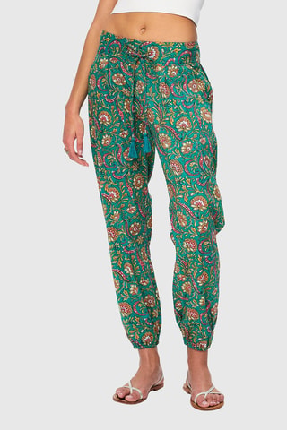 Pantaloni - Rosso, blu, verde e arancione