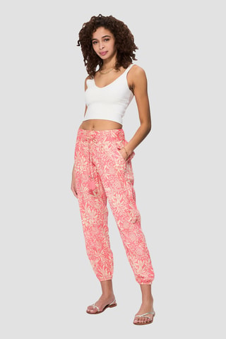Pantaloni straight 7/8 - Rosa