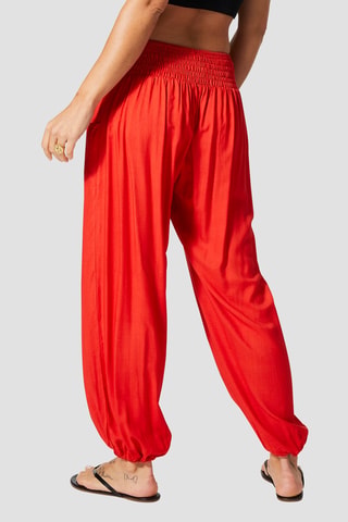 Pantaloni alla turca - Rosso