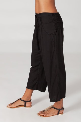 Pantaloni palazzo 7/8 - Nero