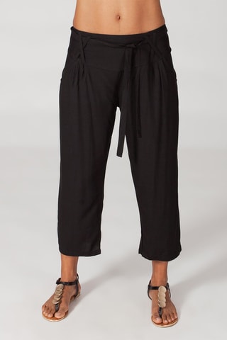 Pantaloni palazzo 7/8 - Nero