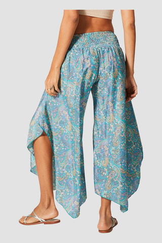 Pantaloni - Blu, grigio e ecrù