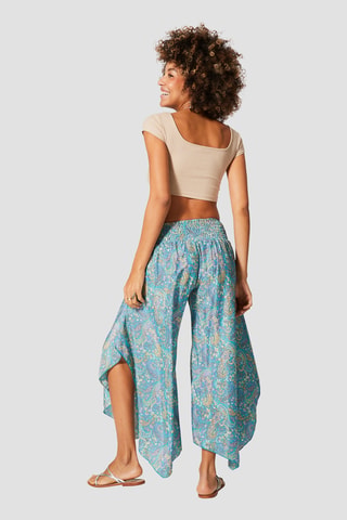 Pantaloni - Blu, grigio e ecrù
