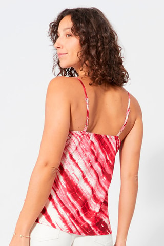 Top tie and dye - Bianco e rosso