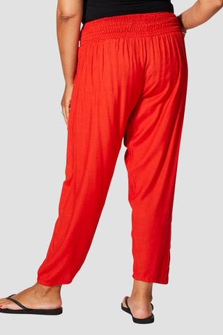 Pantaloni - Nero e rosso