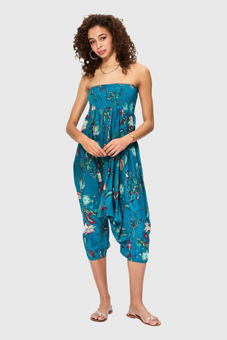 Pantaloni alla turca 2 in 1 - Bianco, rosso e blu