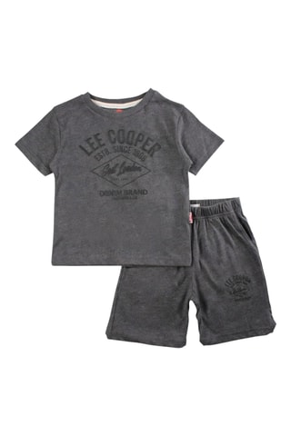 Camiseta y short - Lee Cooper - Negro