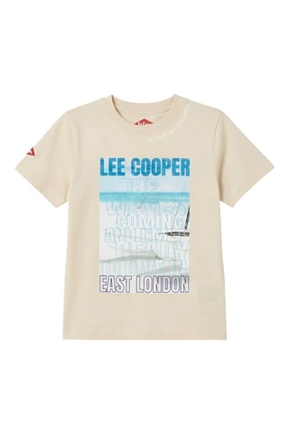 Camiseta - Lee Cooper - Beige