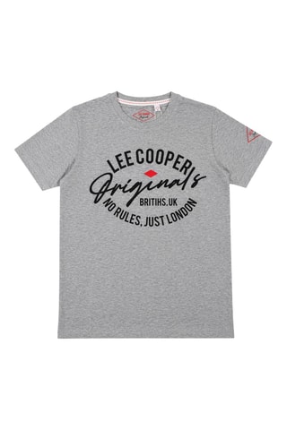 Camiseta - Lee Cooper - Gris