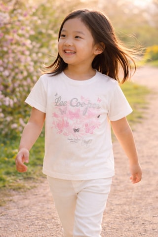 Camiseta - Lee Cooper - Blanco