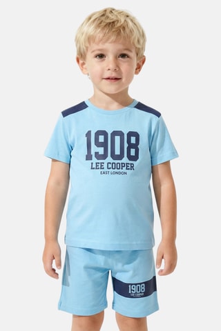 Camiseta y short - Lee Cooper - Azul