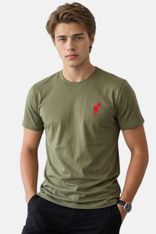 Camiseta - Lee Cooper - Caqui
