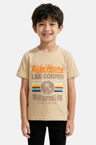 Camiseta - Lee Cooper - Beige