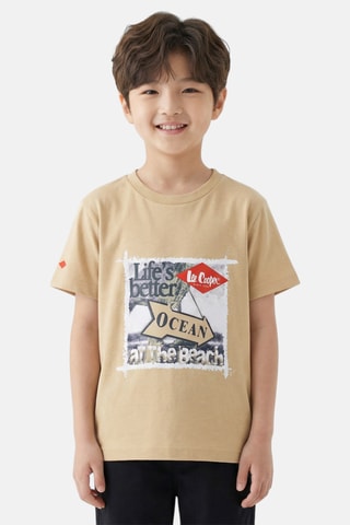 Camiseta - Lee Cooper - Beige