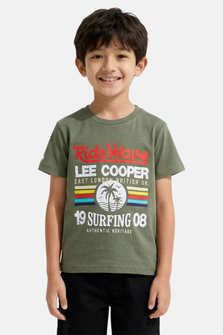 Camiseta - Lee Cooper - Caqui