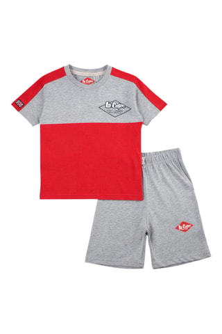 Camiseta y short - Lee Cooper - Rojo