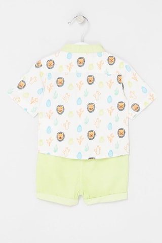 Camisa y short - Lee Cooper - Blanco