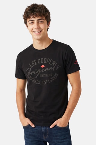 Camiseta - Lee Cooper - Negro