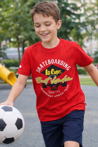 Camiseta - Lee Cooper - Rojo