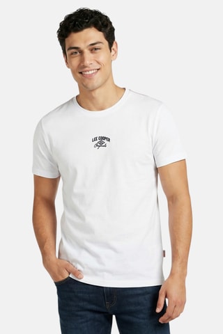 Camiseta - Lee Cooper - Blanco