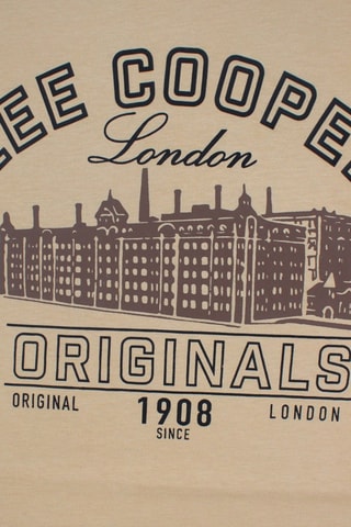 T-shirt - Lee Cooper - Beige
