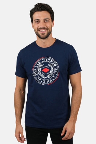 T-shirt - Lee Cooper - Marineblauw