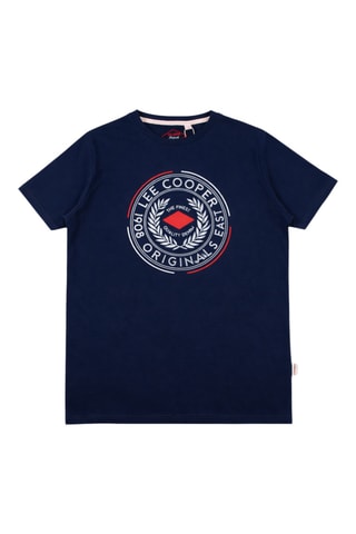 T-shirt - Lee Cooper - Marineblauw