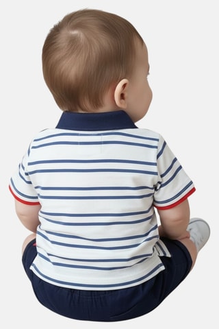 Polo y short - Lee Cooper - Blanco