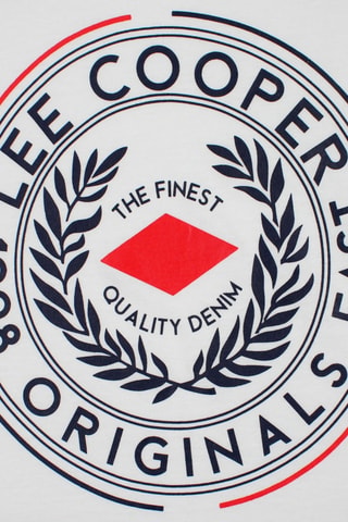 T-shirt - Lee Cooper - Wit