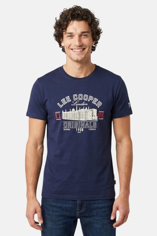 T-shirt - Lee Cooper - Marineblauw