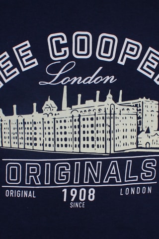 T-shirt - Lee Cooper - Marineblauw