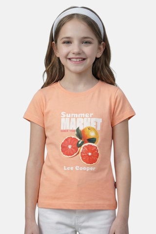 Camiseta - Lee Cooper - Naranja
